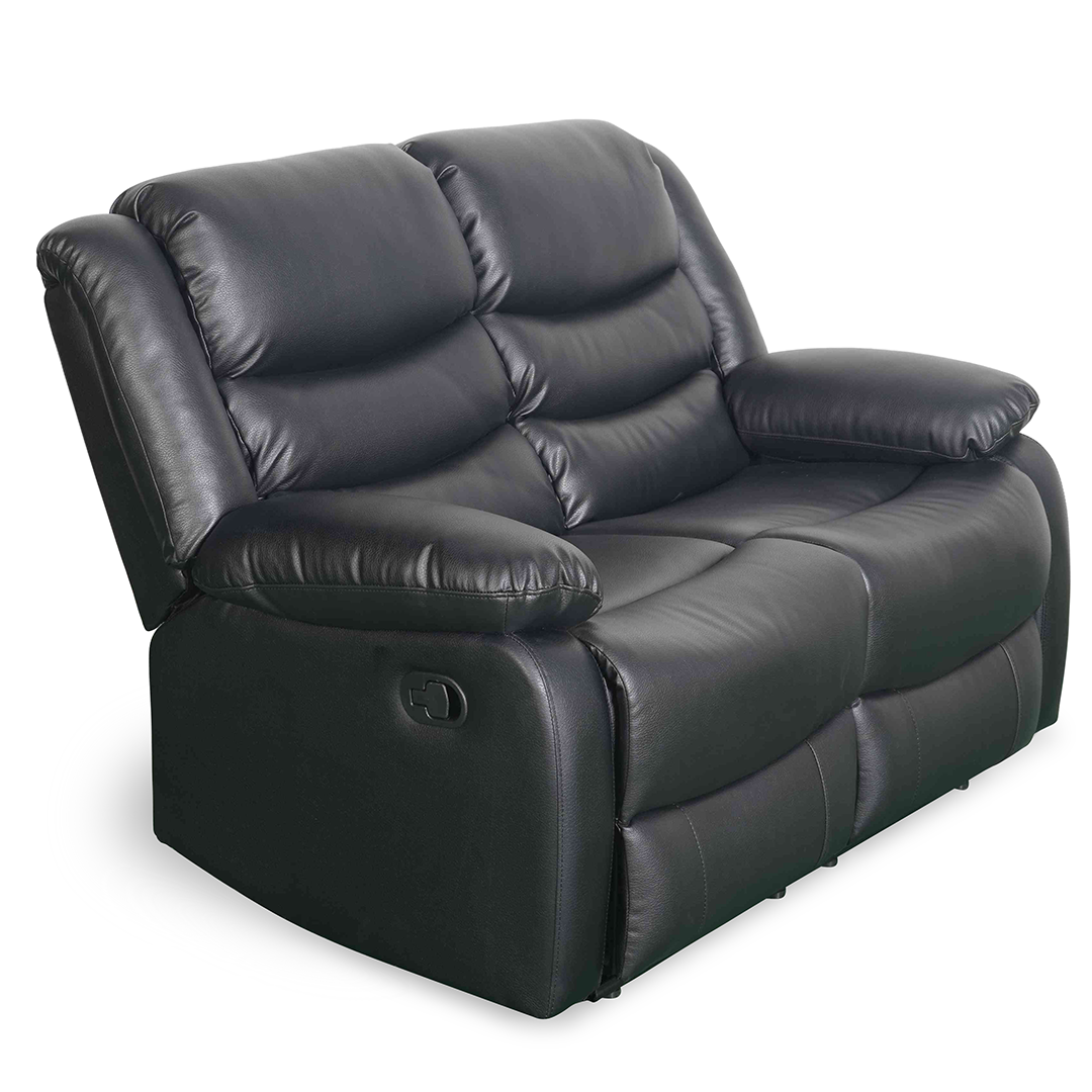 Bonded Leather 2 Seater Sofa Manual Recliner - Conrad
