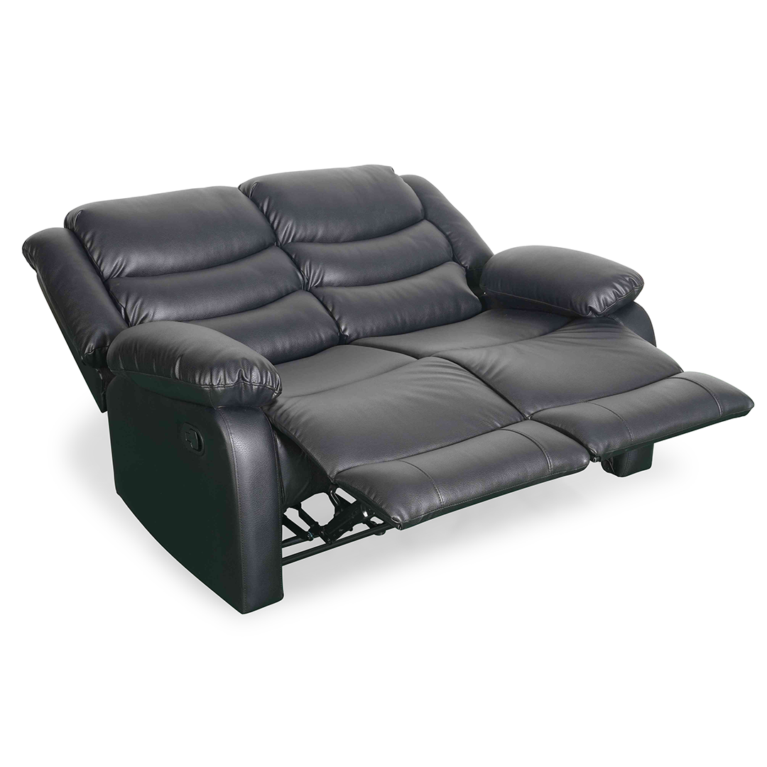 Bonded Leather 2 Seater Sofa Manual Recliner - Conrad