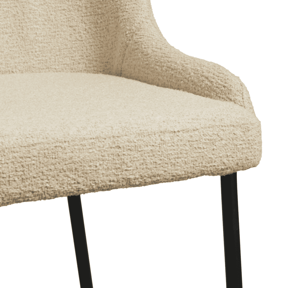 Boucle Fabric Accent Chair - Westbury