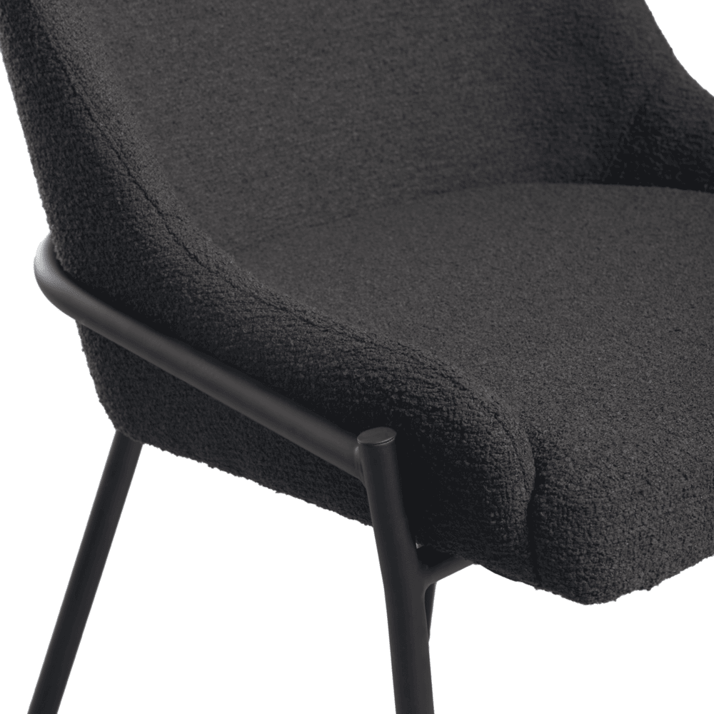 Boucle Fabric Accent Chair - Westbury