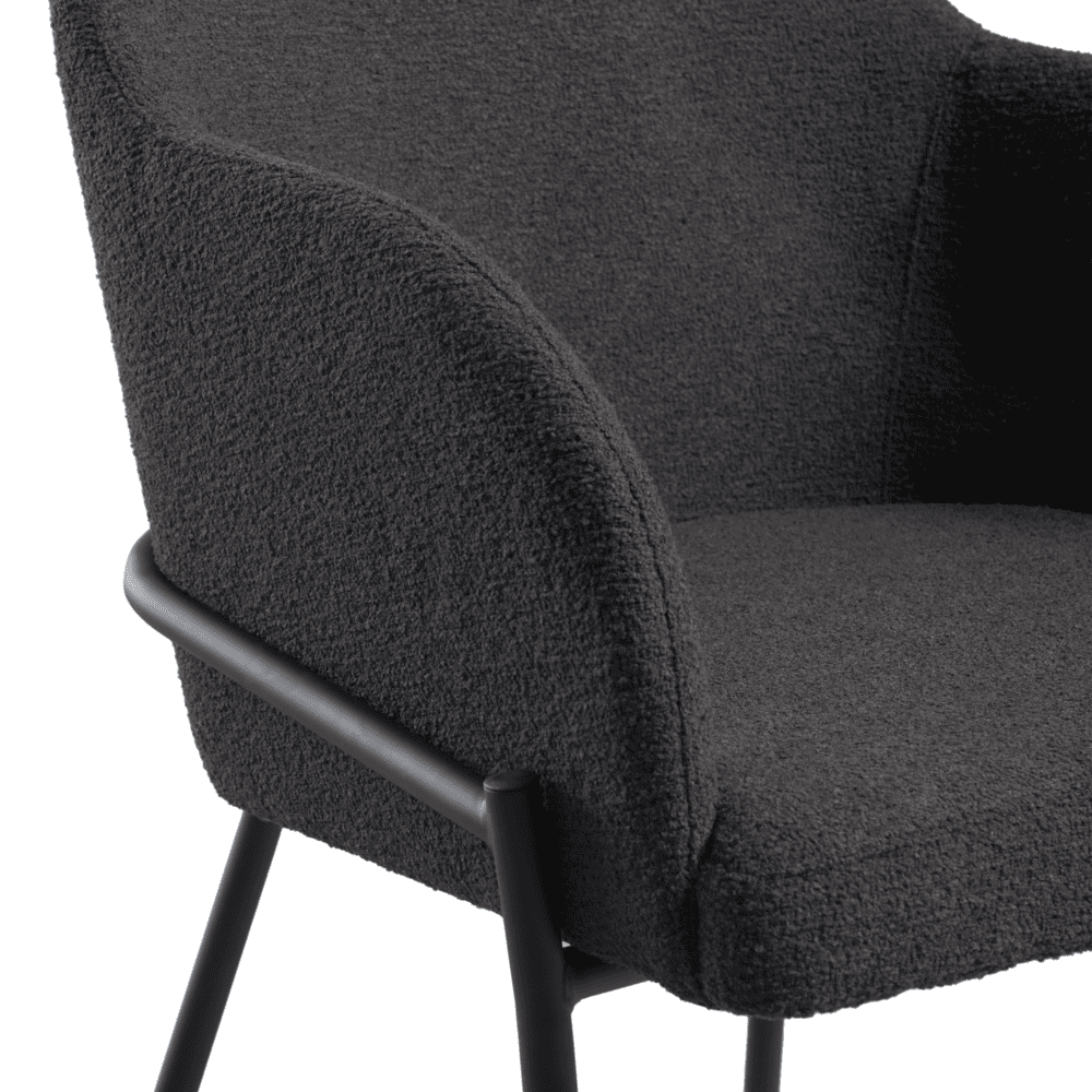 Boucle Fabric Armchair - Westbury