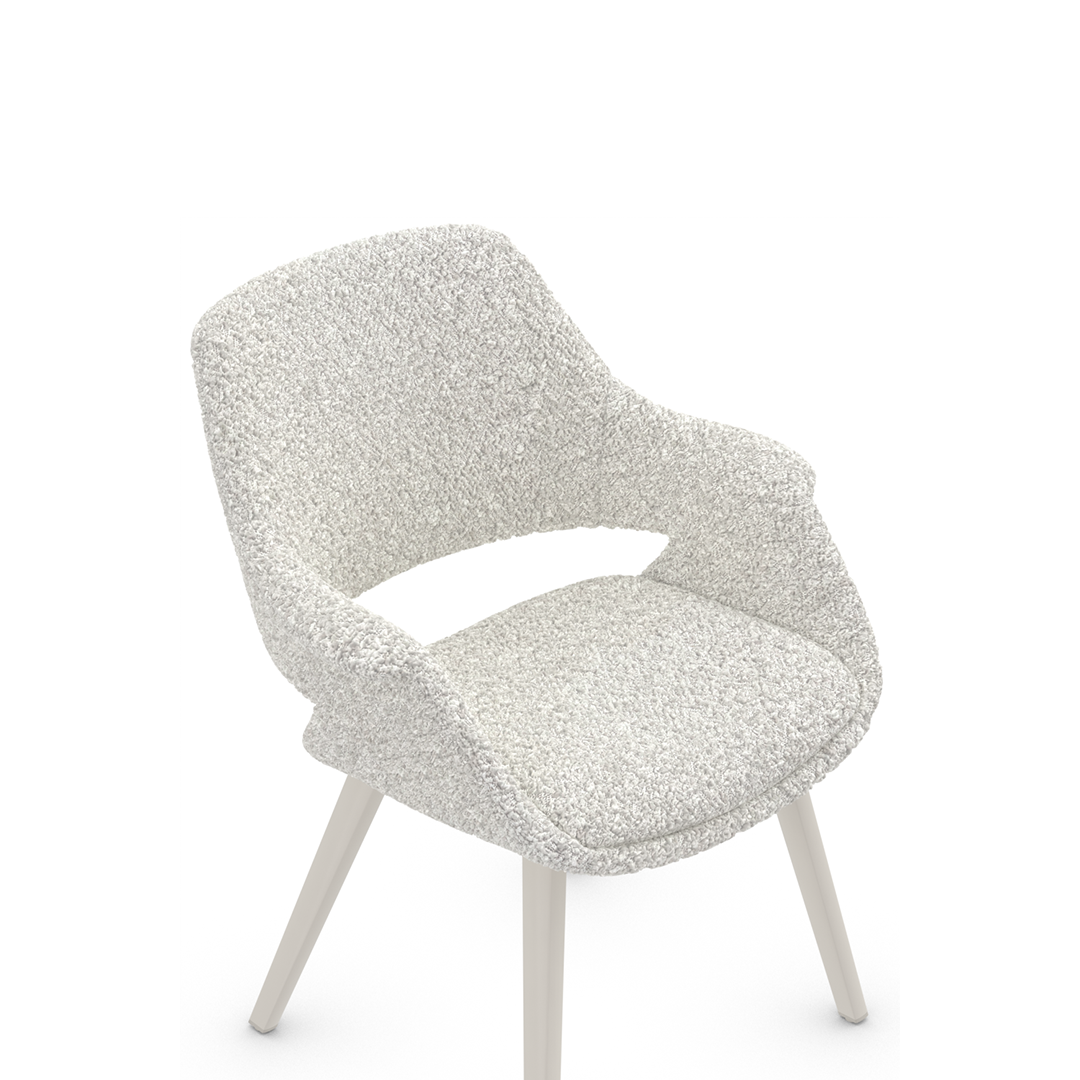 Boucle Fabric Dining Chair - Kelling