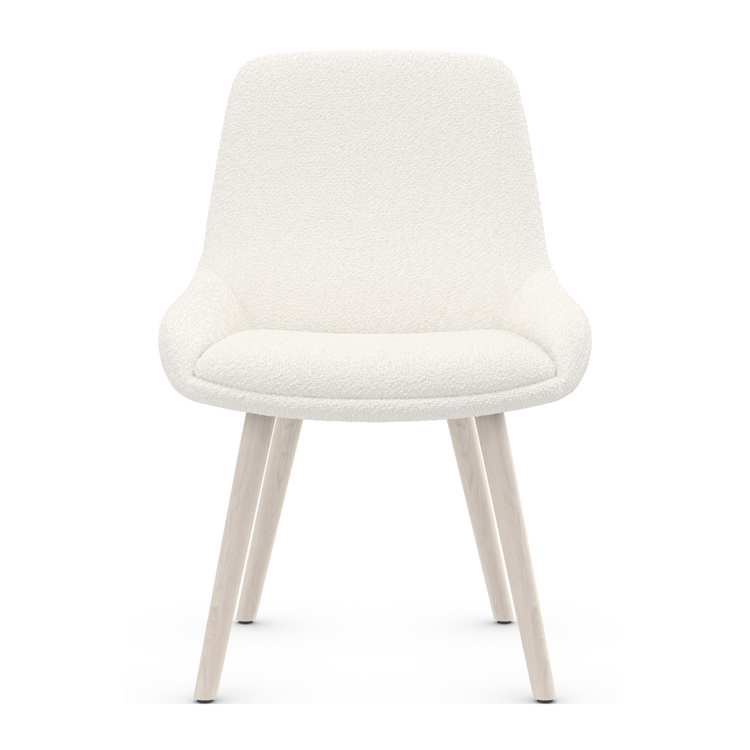 Boucle Fabric Dining Chair - Norsley