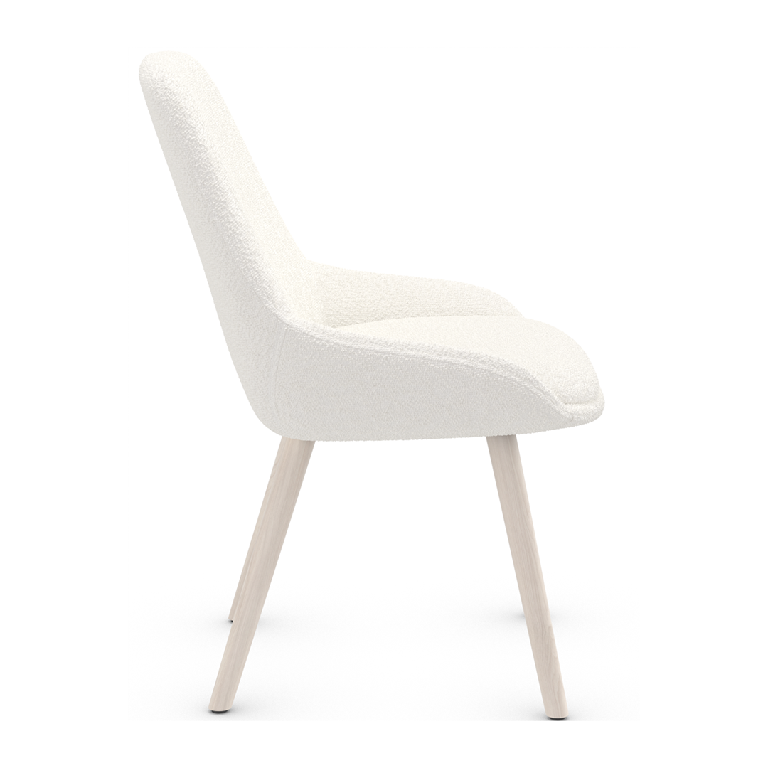 Boucle Fabric Dining Chair - Norsley