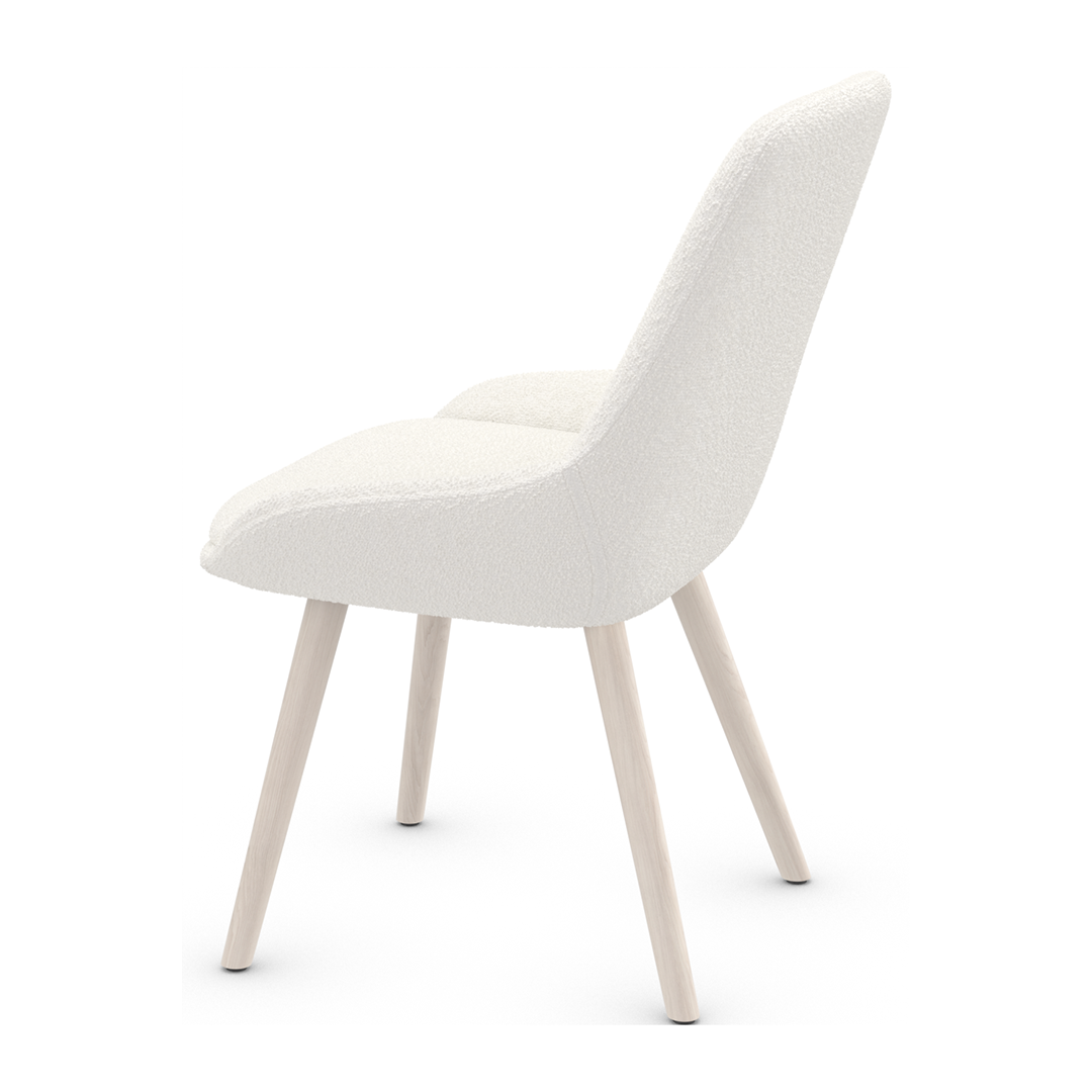 Boucle Fabric Dining Chair - Norsley