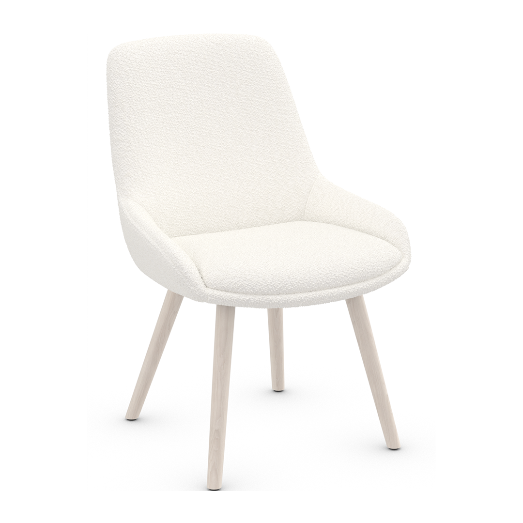Boucle Fabric Dining Chair - Norsley