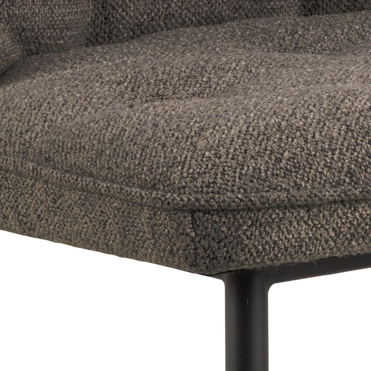 Boucle Fabric Dining Chairs in Set Of 2 - Brooke