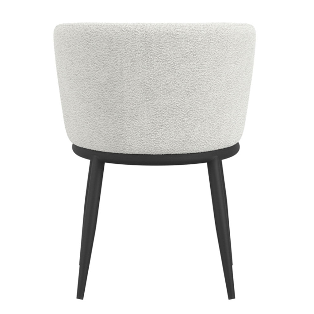 Boucle Fabric Dining Chairs in Set Of 2 - Nova