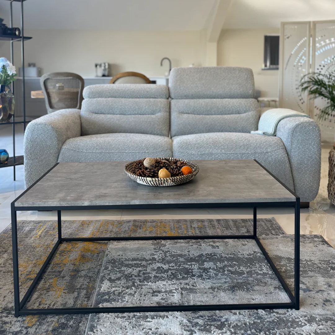 Boucle Weave Fabric 3 Seater Sofa Electric Recliner - Tokyo