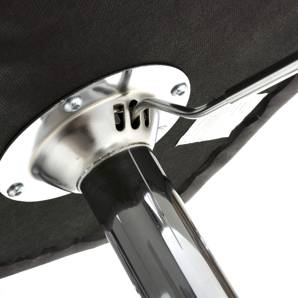 Brushed Velvet Bar Stool With Brushed Stainless Steel Circular Base - Sigma