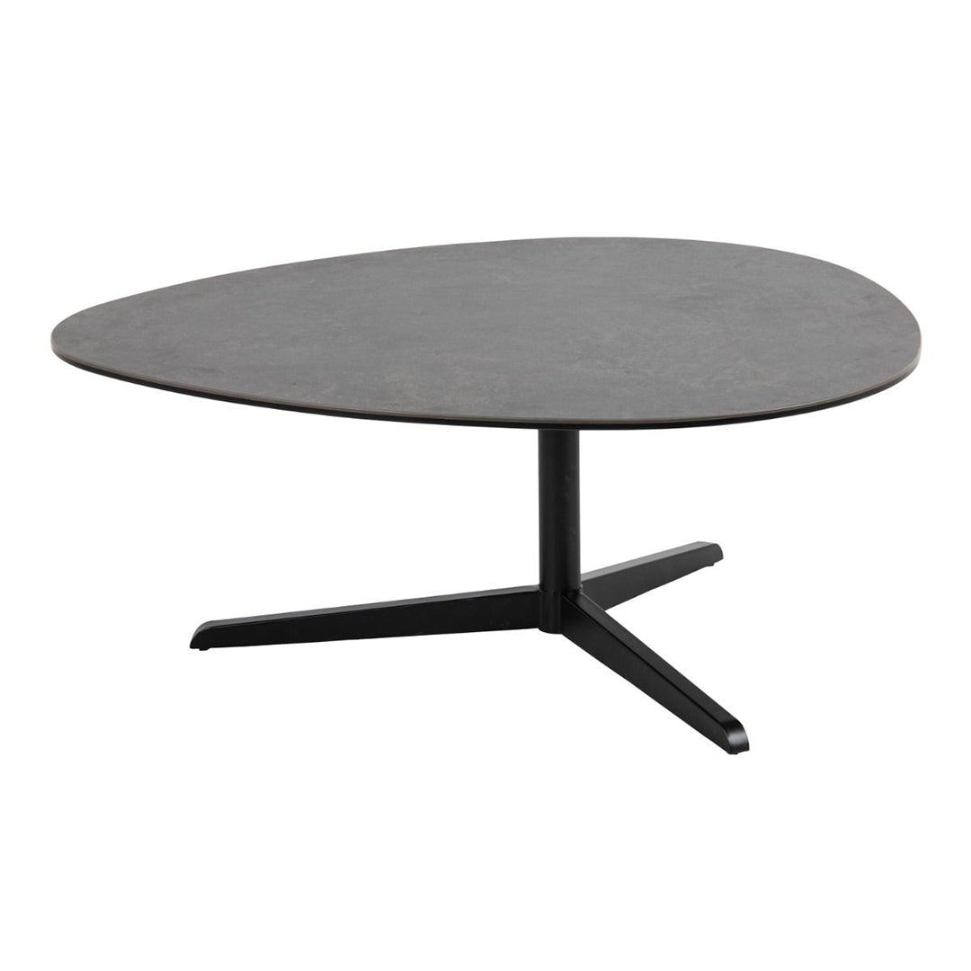 Ceramic Coffee Table 100cm Wide Plectrum Shape - Barnsley