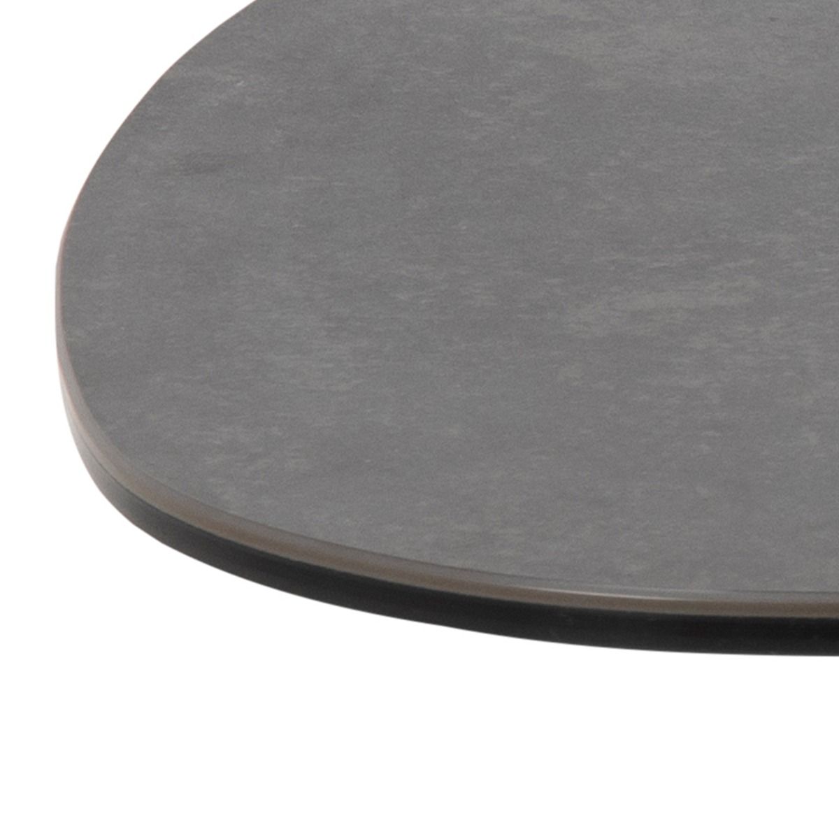Ceramic Coffee Table 100cm Wide Plectrum Shape - Barnsley