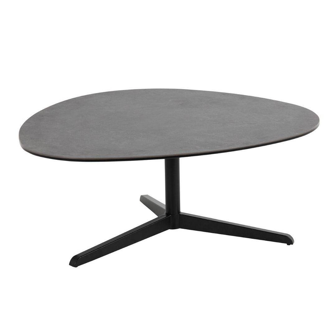 Ceramic Coffee Table 100cm Wide Plectrum Shape - Barnsley