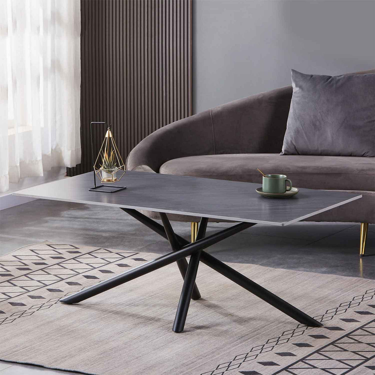 Ceramic Coffee Table 110cm Wide Rectangular - Avesta