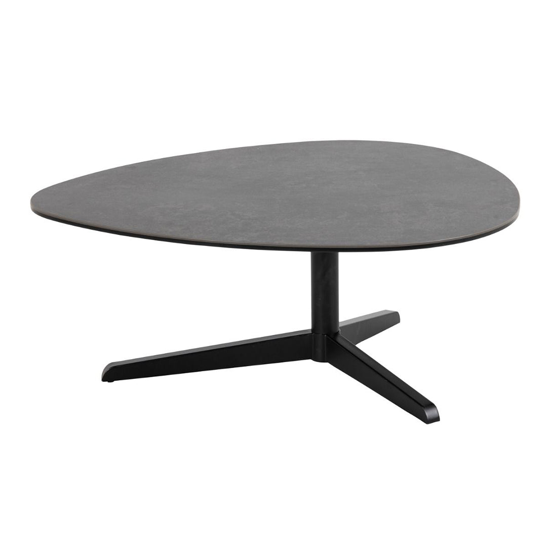 Ceramic Coffee Table 84cm Wide Plectrum Shape - Barnsley