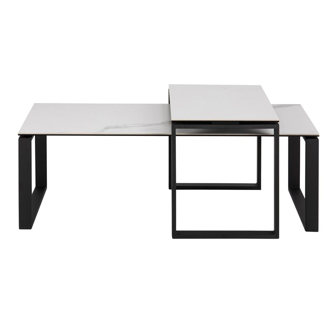 Ceramic Coffee Table in Set Of 2 - Katrine