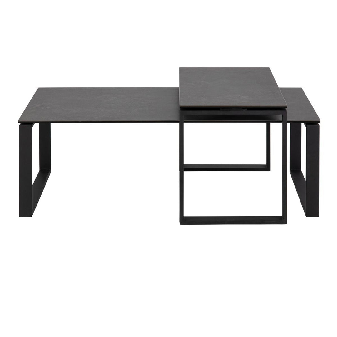 Ceramic Coffee Table in Set Of 2 - Katrine