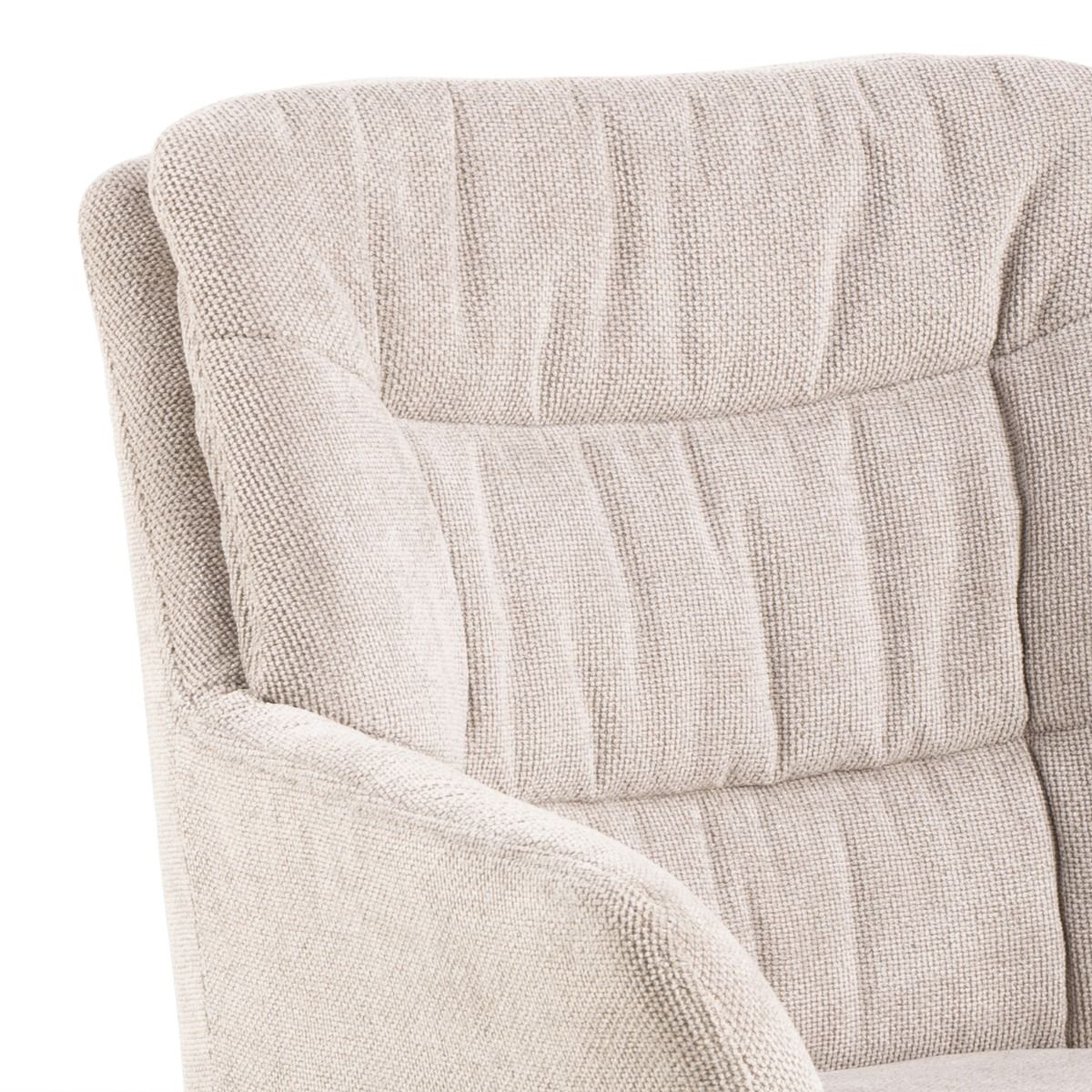 Ceramic Dining Table With 4 Alonso Swivel Cream Dining Chairs - Heaven