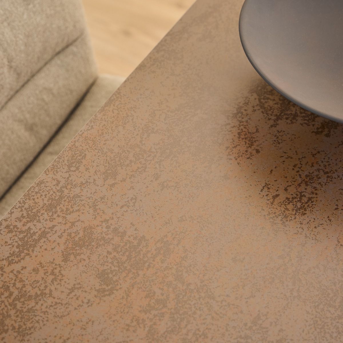 Ceramic Dining Table With 4 Dean Swivel Beige Dining Chairs - Heaven