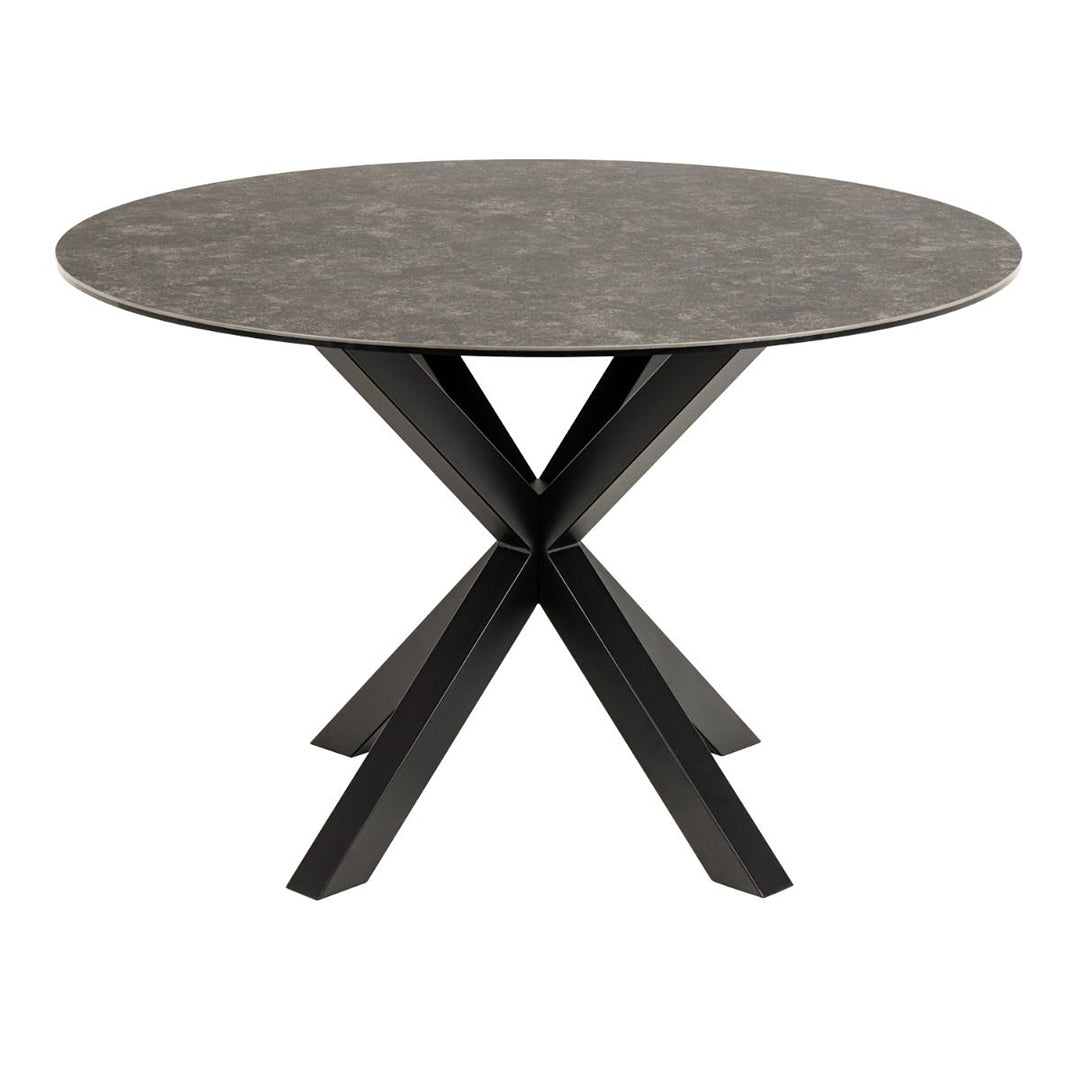 Ceramic Dining Table for 4 People 119cm Wide Round - Heaven