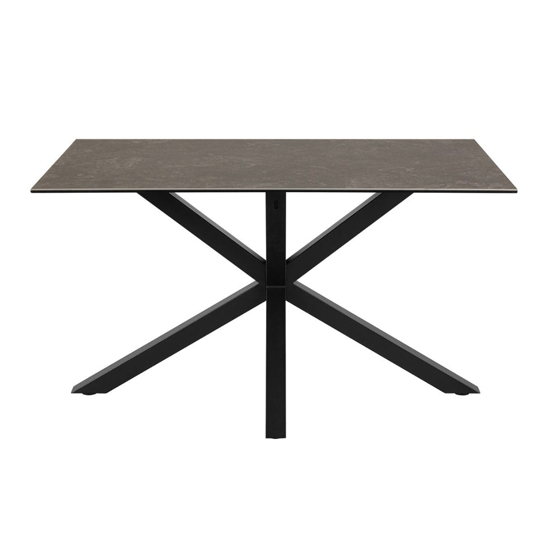 Ceramic Dining Table for 4 People 135cm Wide Rectangular - Heaven