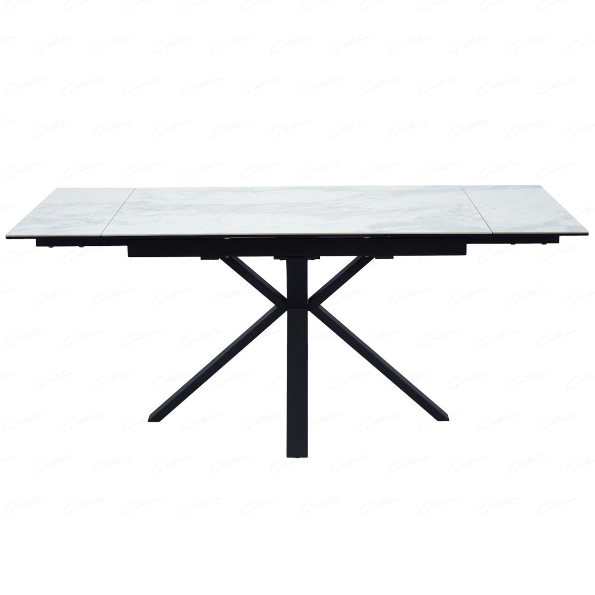 Ceramic Dining Table for 4 to 6 People Extending - Amari