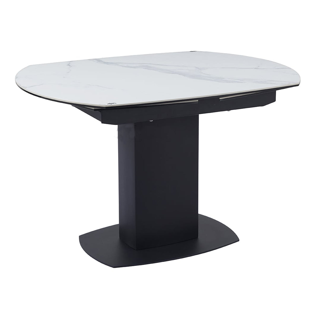 Ceramic Dining Table for 4 to 6 People Extending With Swivel Function - Ritz
