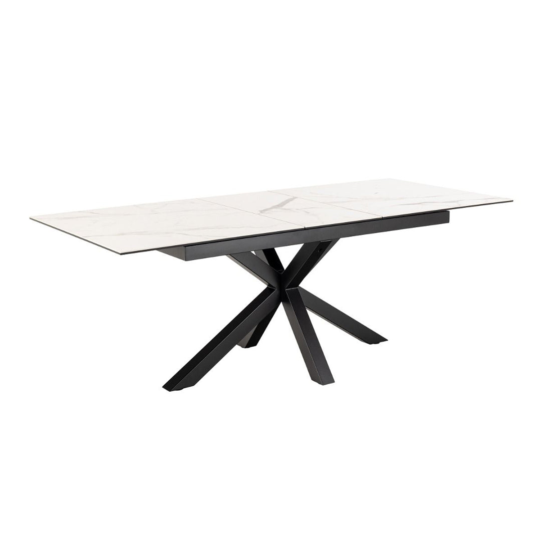 Ceramic Dining Table for 6 to 8 People 168cm Wide Extending - Heaven
