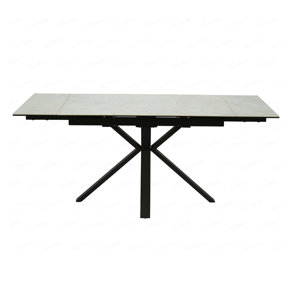 Ceramic Dining Table for 6 to 8 People Extending - Amari