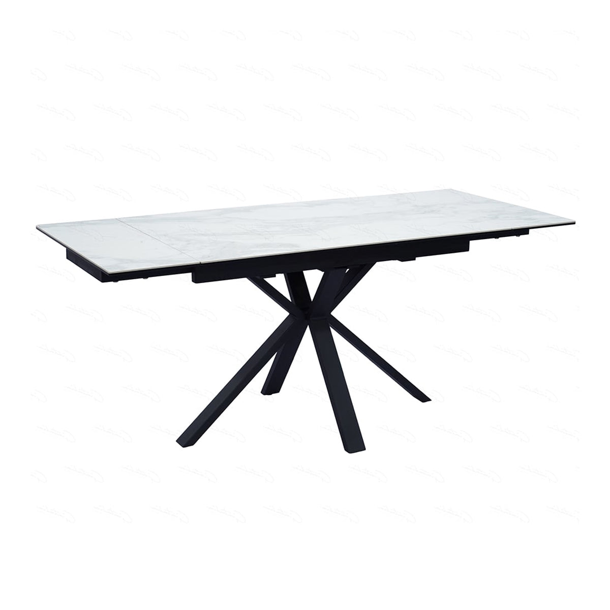 Ceramic Dining Table for 6 to 8 People Extending - Amari