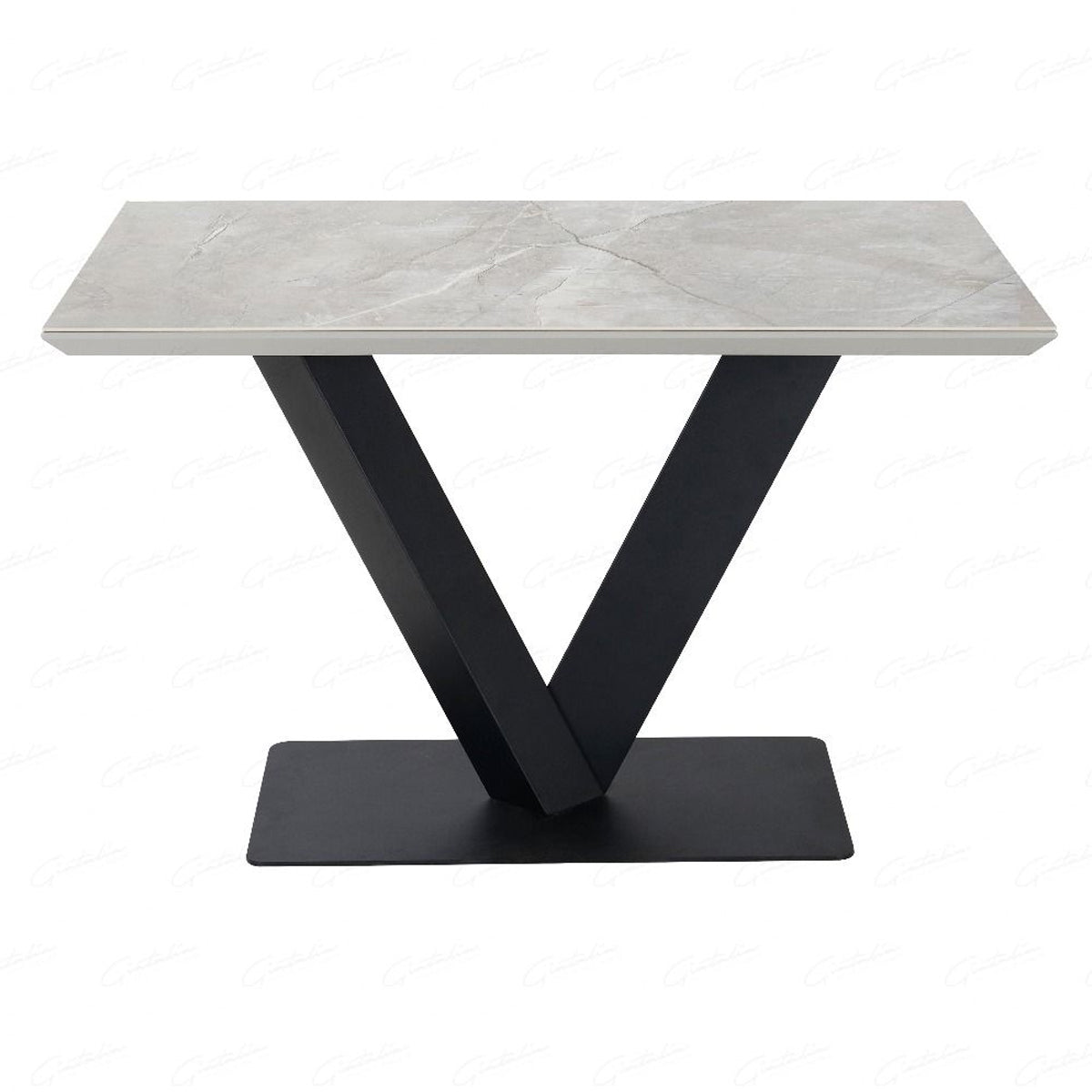 Ceramic Dining Table for 6 to 8 People Rectangular - Alessia