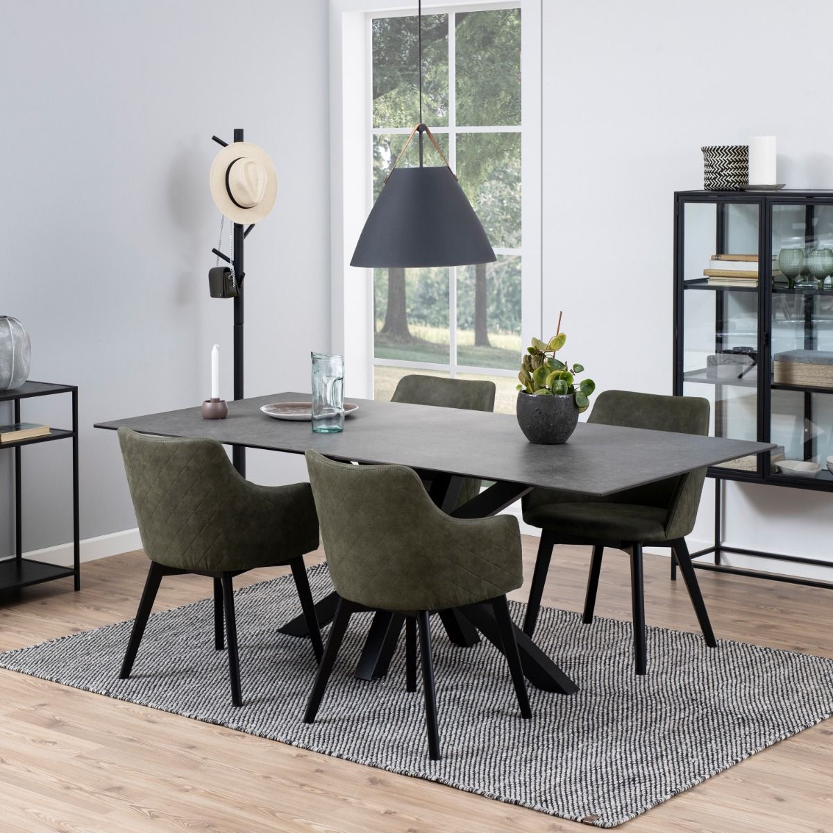 Ceramic Dining Table for 8 People 200cm Wide Rectangular - Heaven