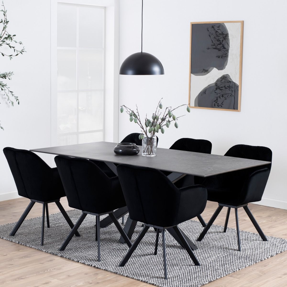Ceramic Dining Table for 8 People 200cm Wide Rectangular - Heaven