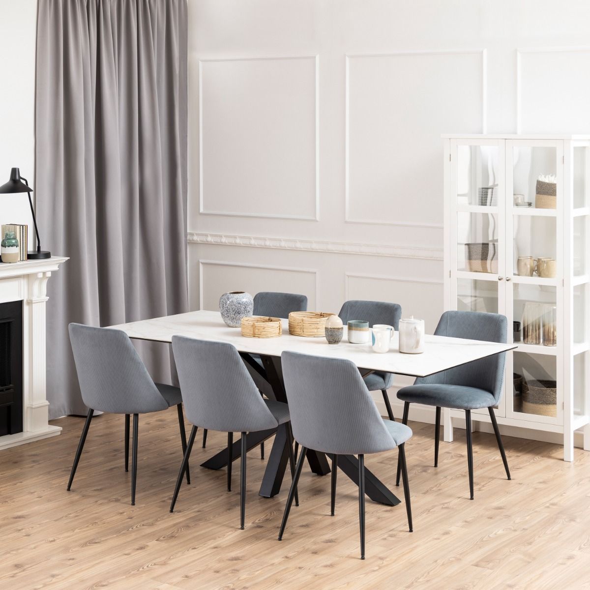 Ceramic Dining Table for 8 People 200cm Wide Rectangular - Heaven