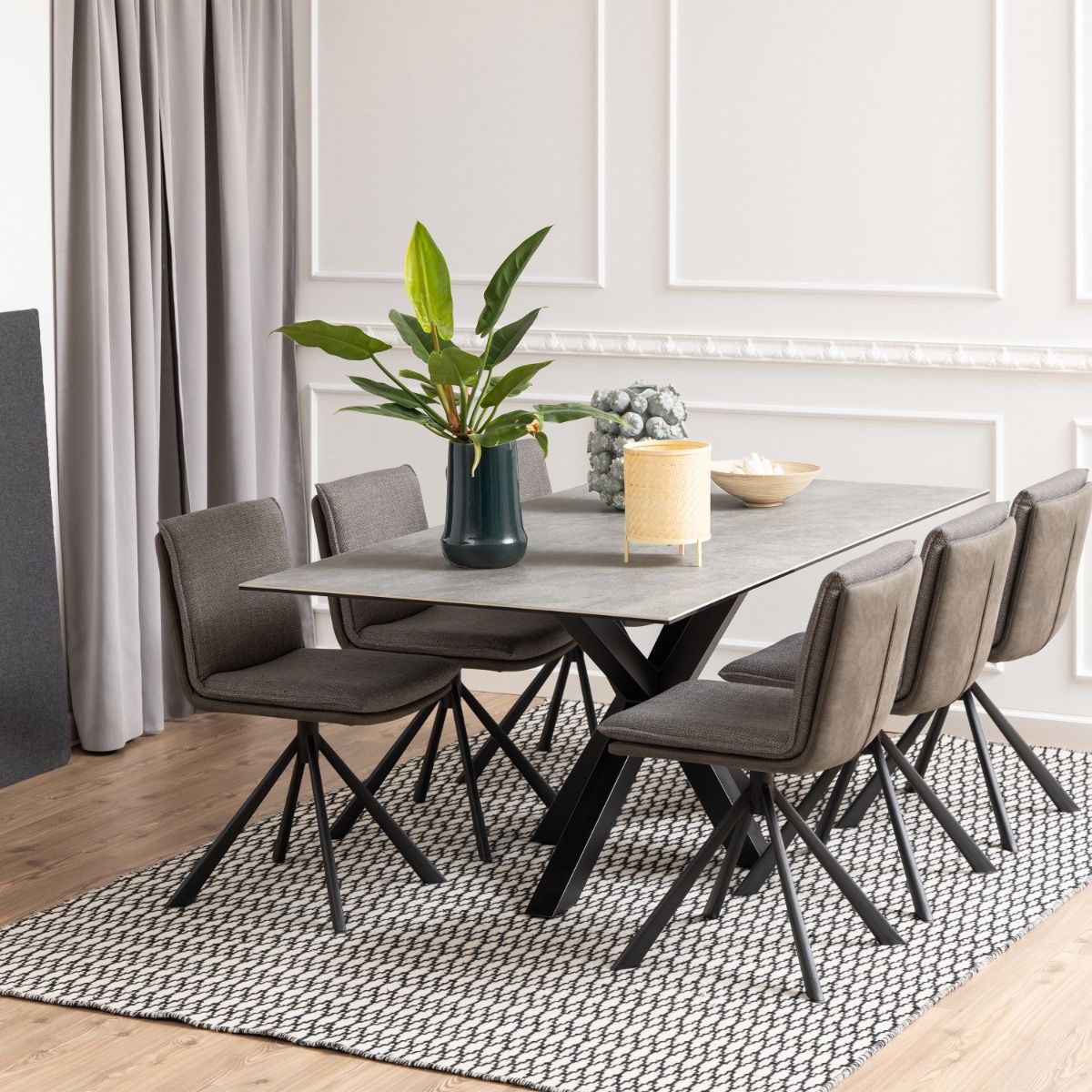 Ceramic Dining Table for 8 People 200cm Wide Rectangular - Heaven