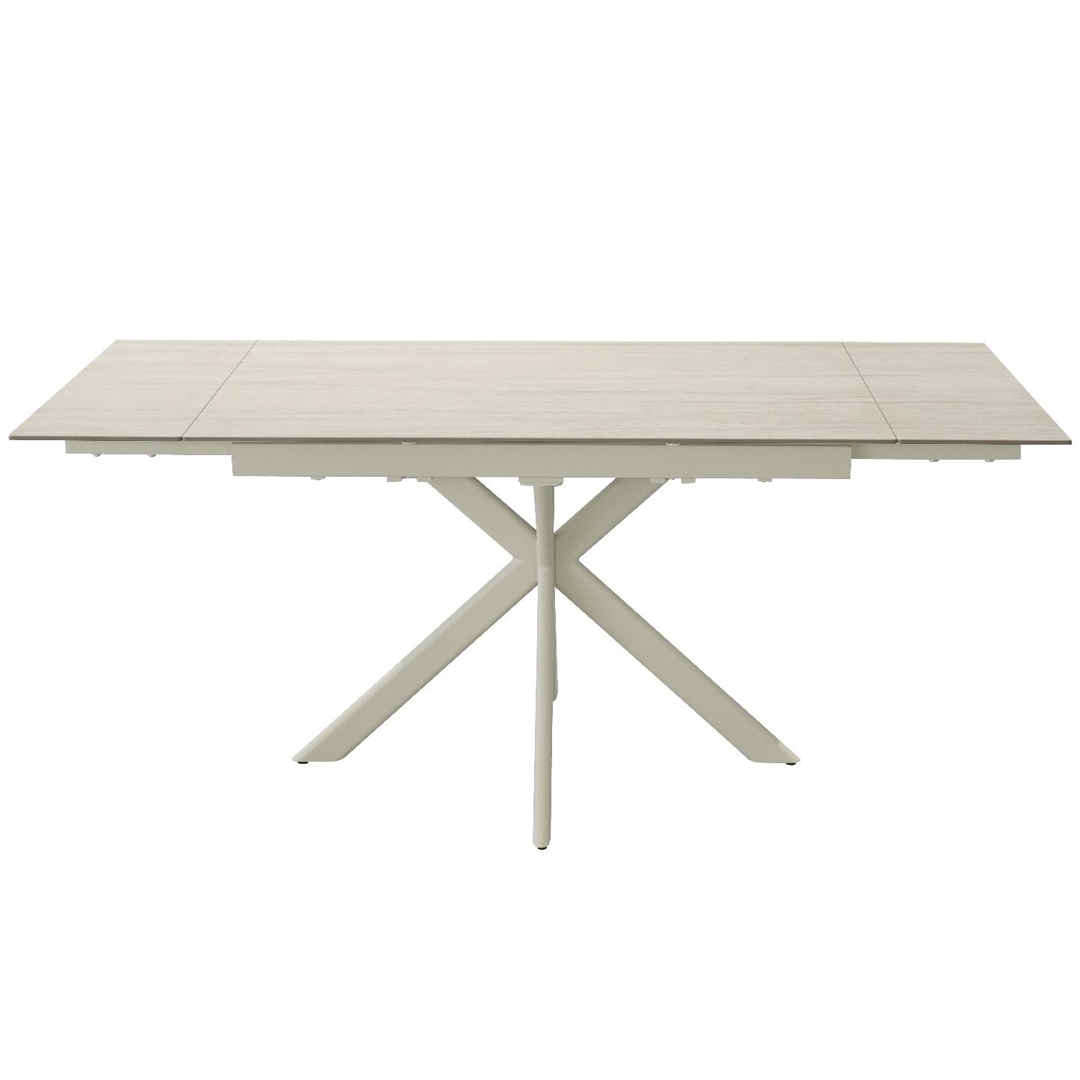 Ceramic Dining Table Extending in Rectangular for 6 to 8 People - Lucia
