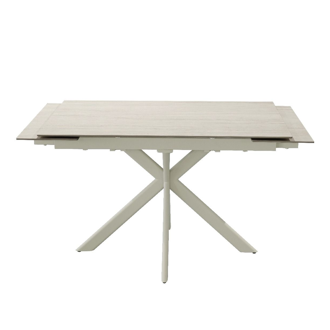 Ceramic Dining Table Extending in Rectangular for 6 to 8 People - Lucia