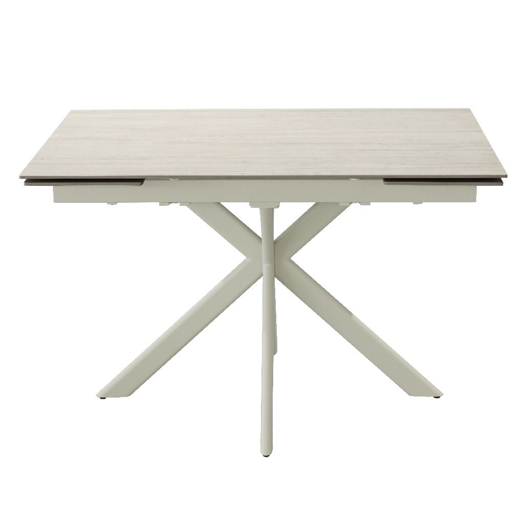 Ceramic Dining Table Extending in Rectangular for 6 to 8 People - Lucia