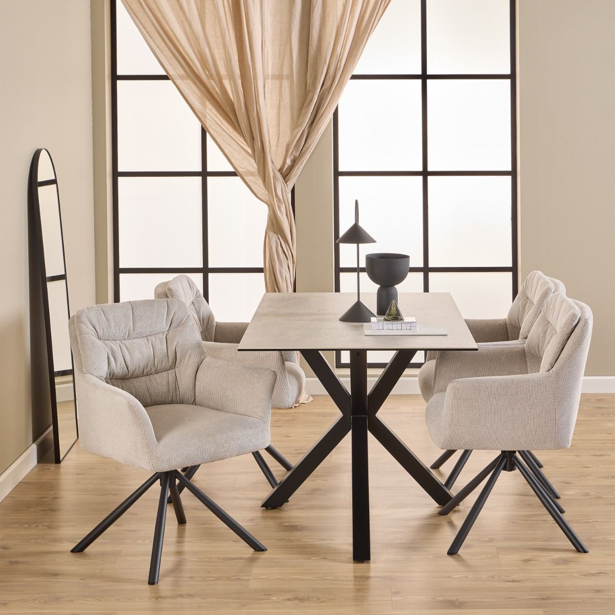 Ceramic Dining Table for 4 People - Heaven