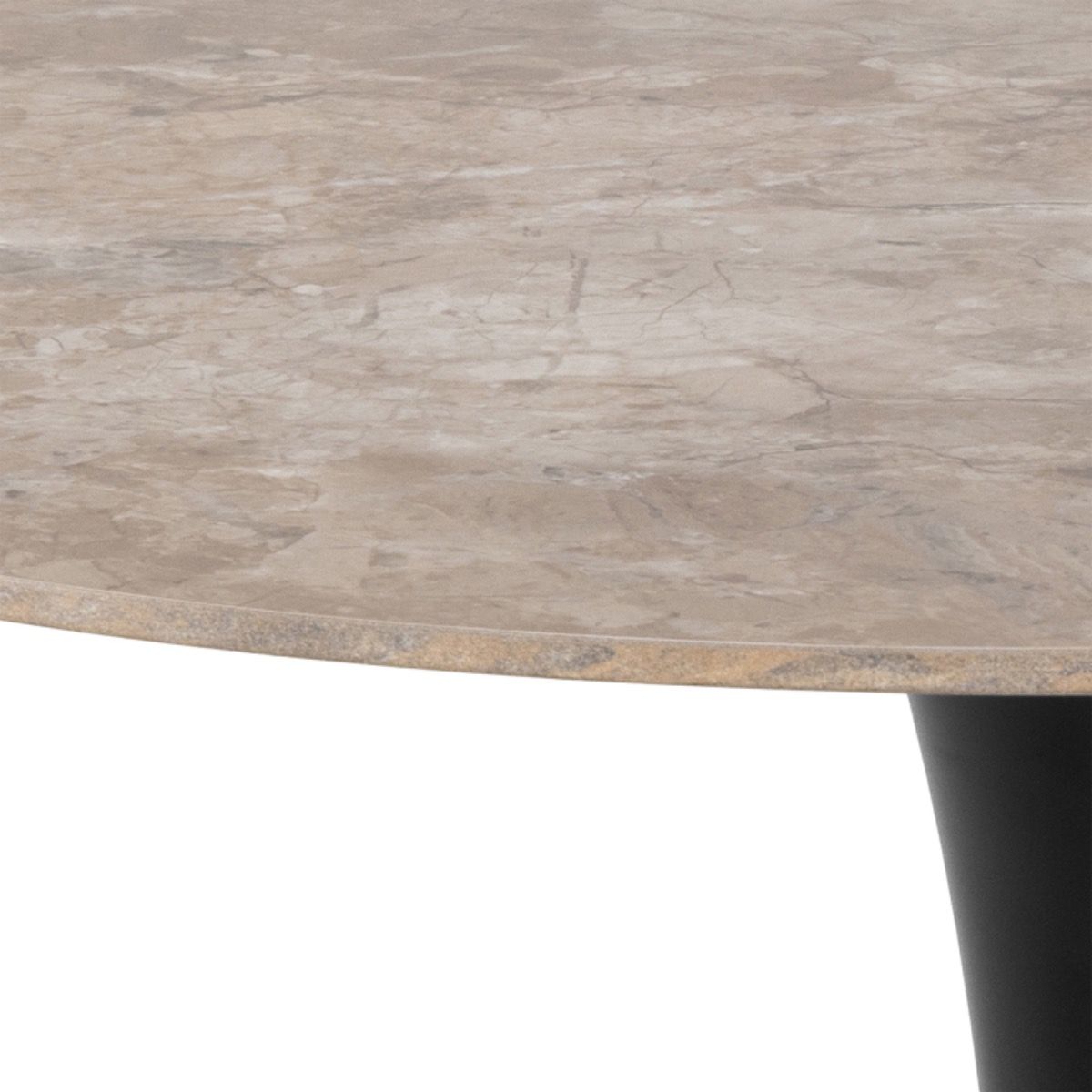 Ceramic Dining Table for 4 People Round - Malta