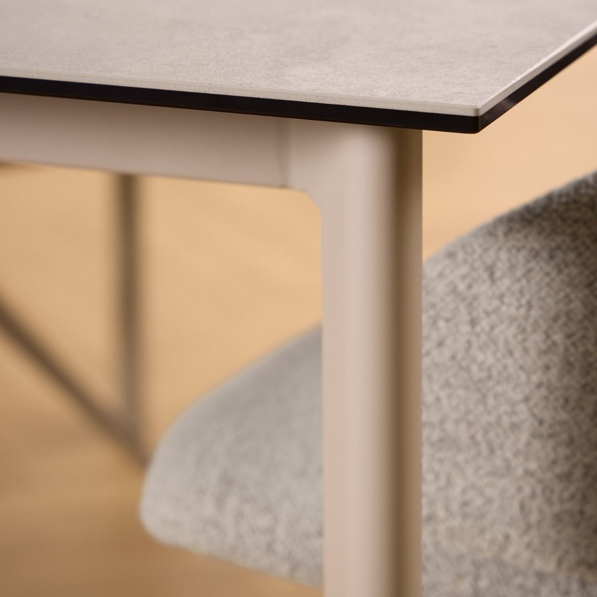 Ceramic Dining Table for 4 to 6 People Rectangular - Palermo