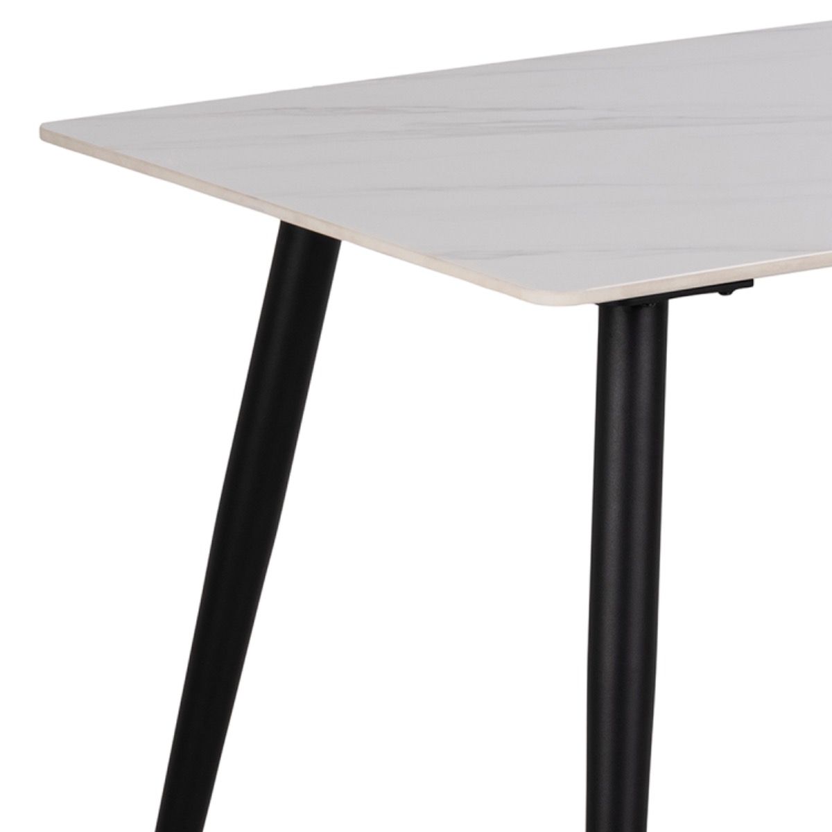 Ceramic Dining Table for 4 to 6 People Rectangular - Wicklow