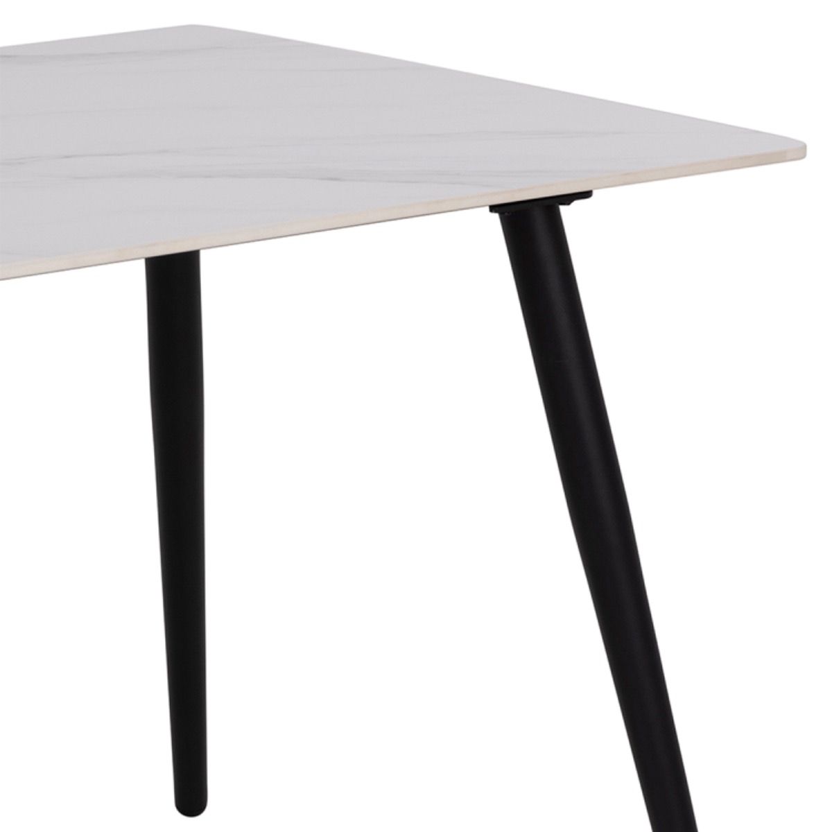 Ceramic Dining Table for 4 to 6 People Rectangular - Wicklow