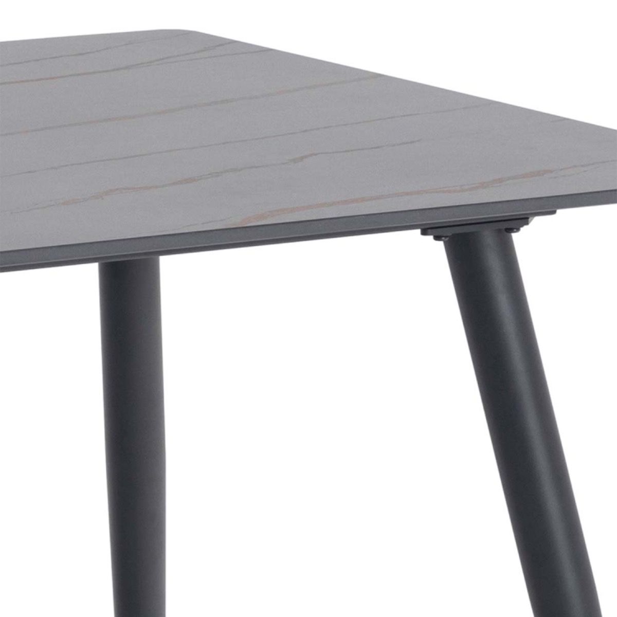 Ceramic Dining Table for 4 to 6 People Rectangular - Wicklow