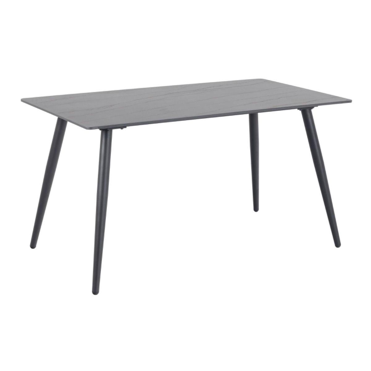 Ceramic Dining Table for 4 to 6 People Rectangular - Wicklow