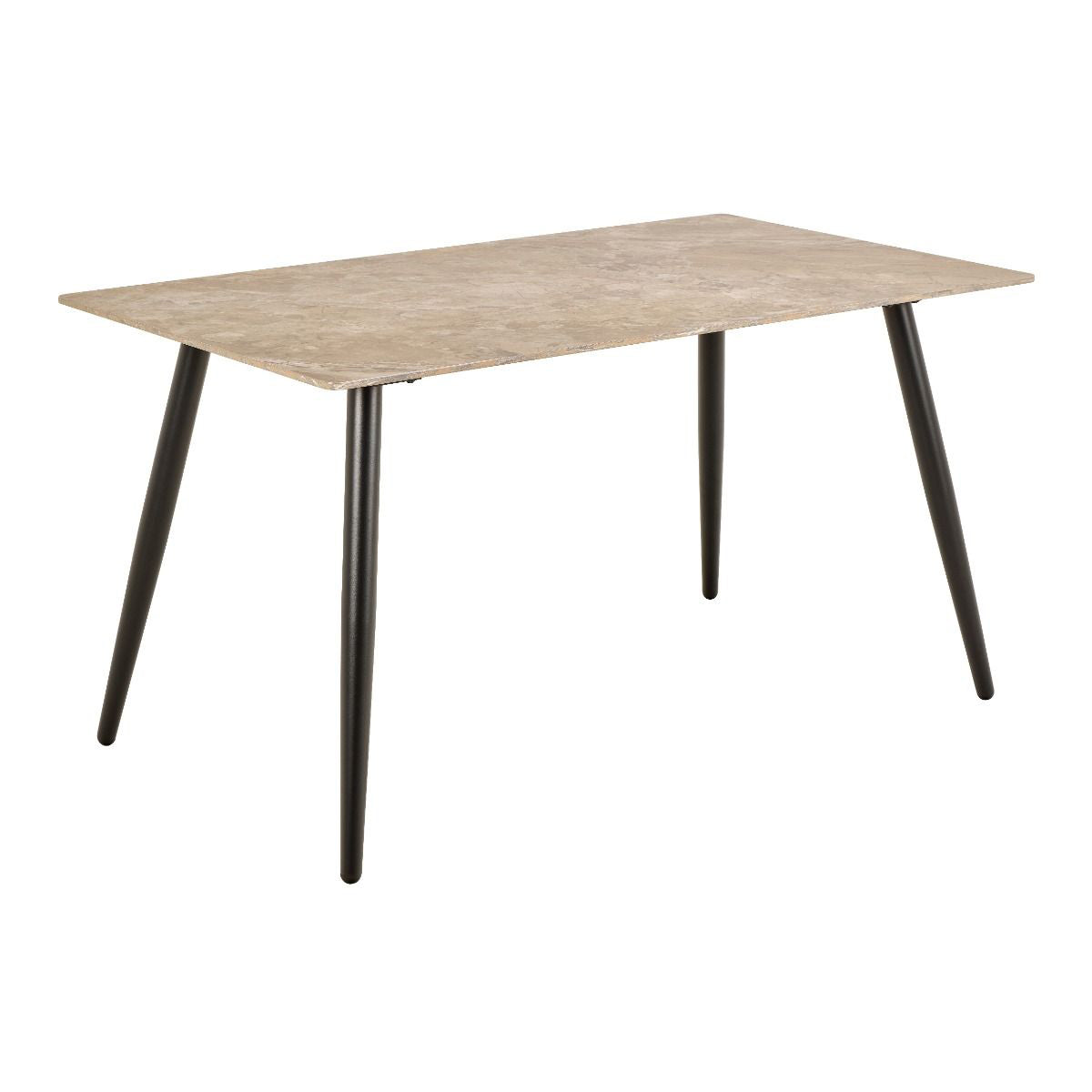 Ceramic Dining Table for 4 to 6 People Rectangular - Wicklow