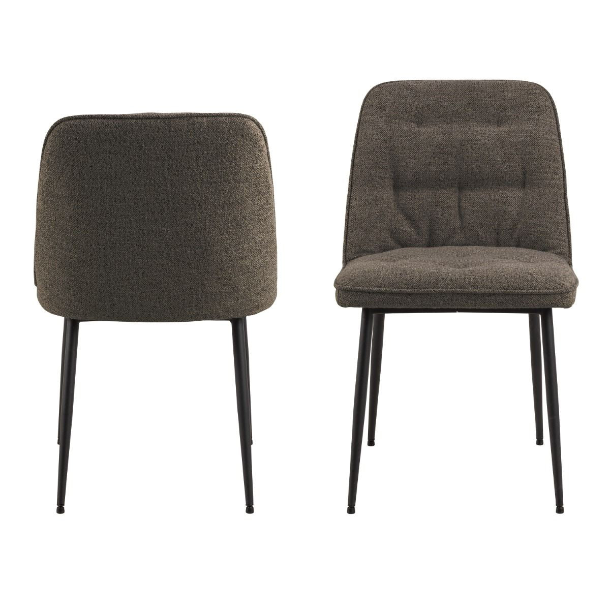 Ceramic Dining Table in Grey With 4 Brooke Dining Chairs - Wicklow