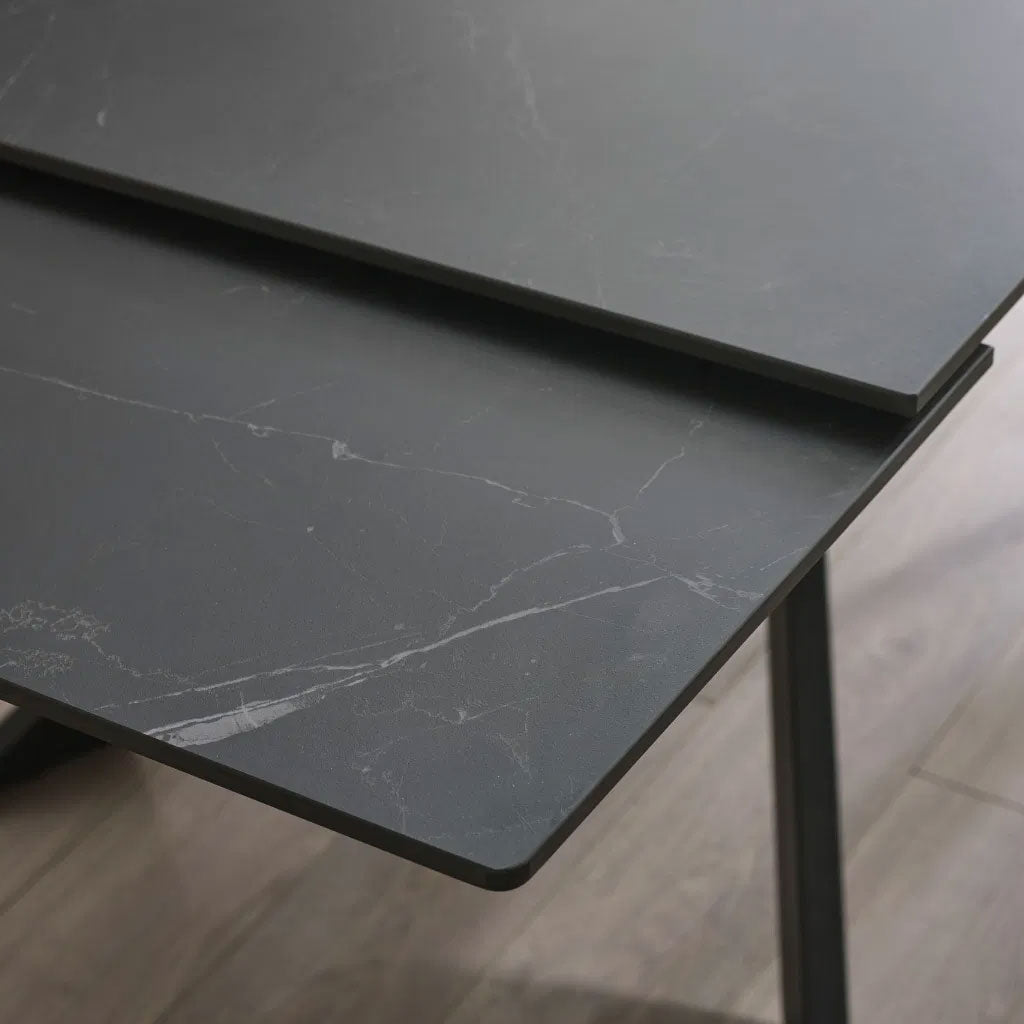 Ceramic Extending Dining Table for 4 to 6 People - Osaka