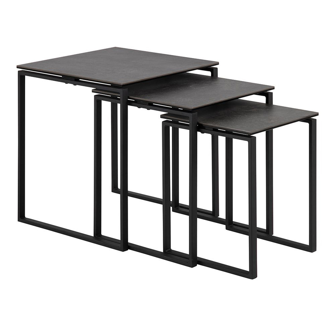 Ceramic Nest Of 3 Tables - Katrine