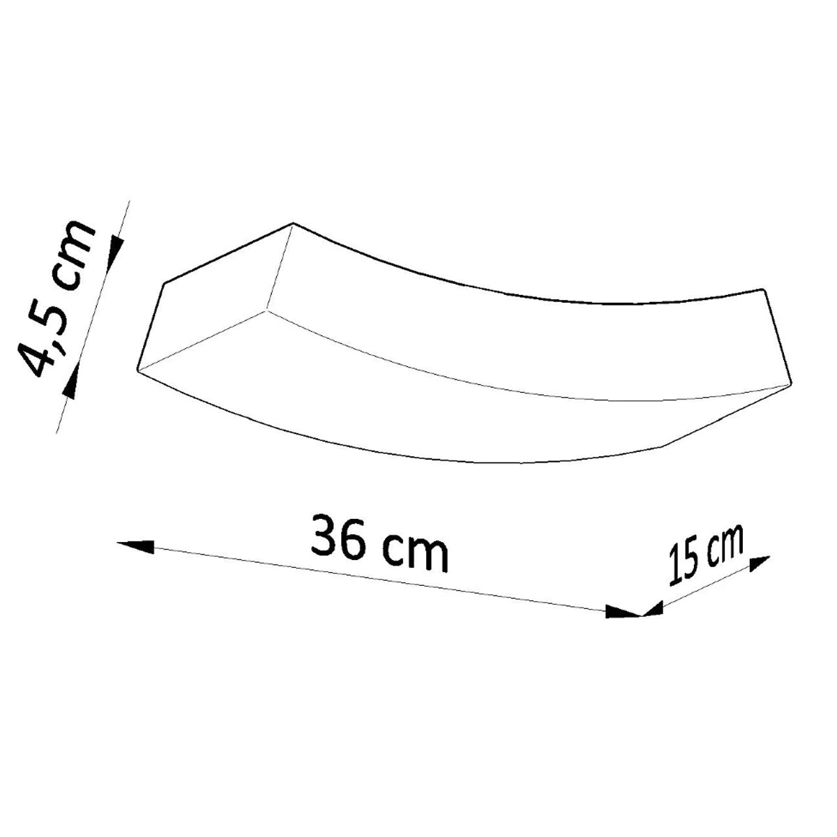 Ceramic Wall Light With Hattor Lamp - Cafe Au Lait